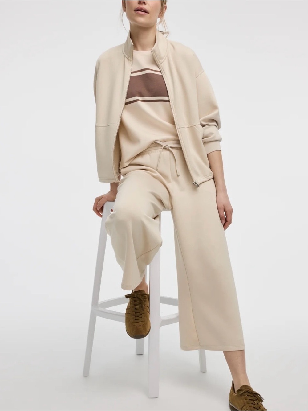 Cropped Wide-Leg Pants - HYLUX Hyba NWTs Size Medium